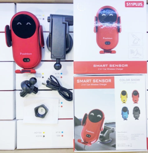 Infrared Induction Car Wireless Charger and Car Phone Holder