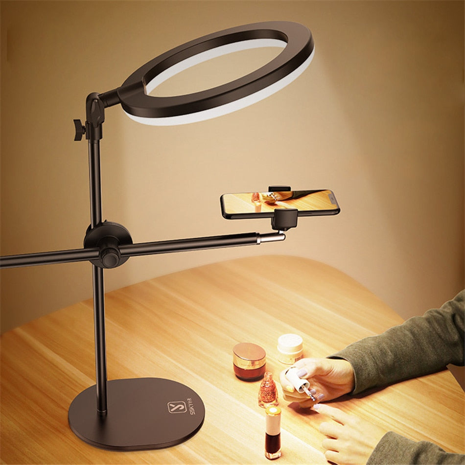 Mobile phone bracket light fill