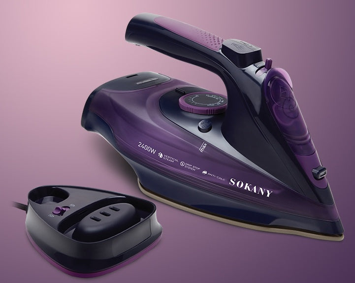 Portable Ceramic Soleplate Steam Iron