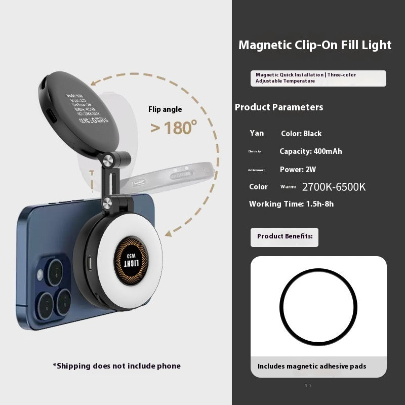 W50 Mobile Phone Magnetic portable Fill Light