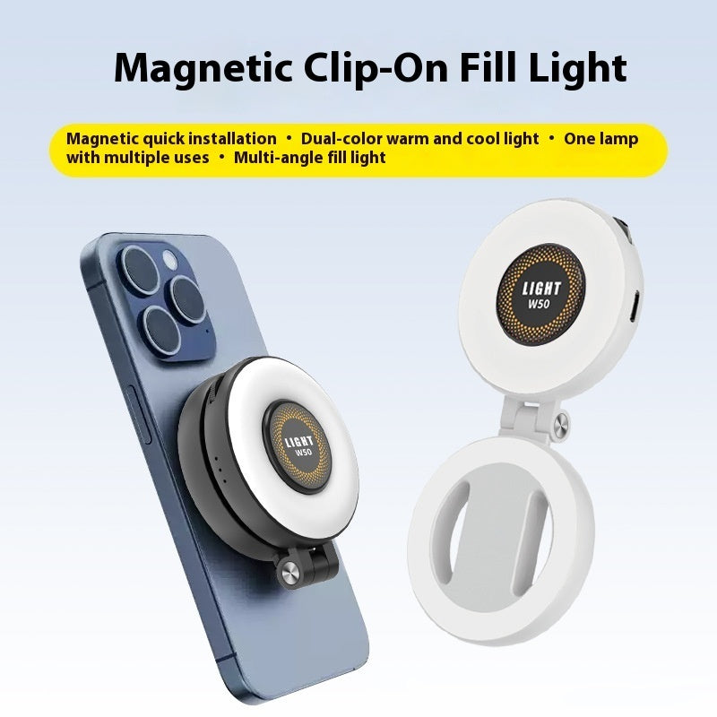 W50 Mobile Phone Magnetic portable Fill Light