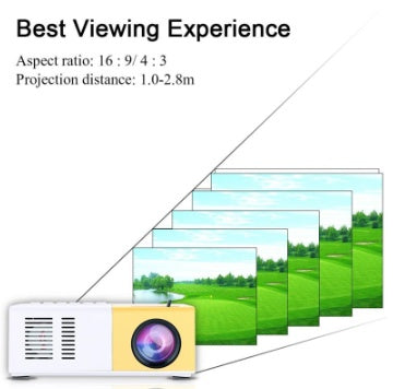 Portable 3D Led Mini Projector