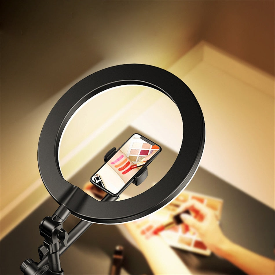 Mobile phone bracket light fill