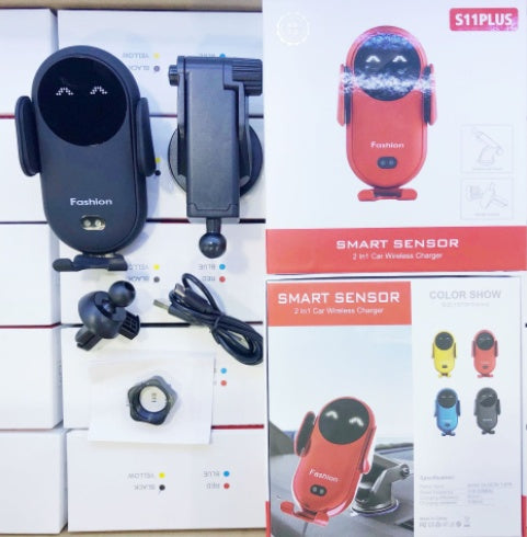 Infrared Induction Car Wireless Charger and Car Phone Holder