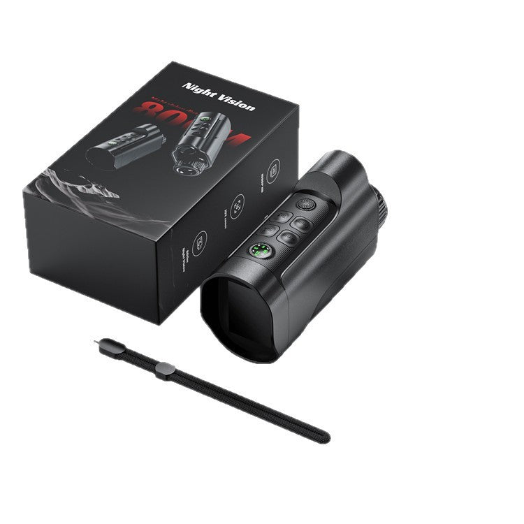 Cross-Border 2-inch Low Light 329 Night Vision Instrument Outdoor HD Digital Telescope Infrared Full Color Single Tube Night Vision Instrument Device