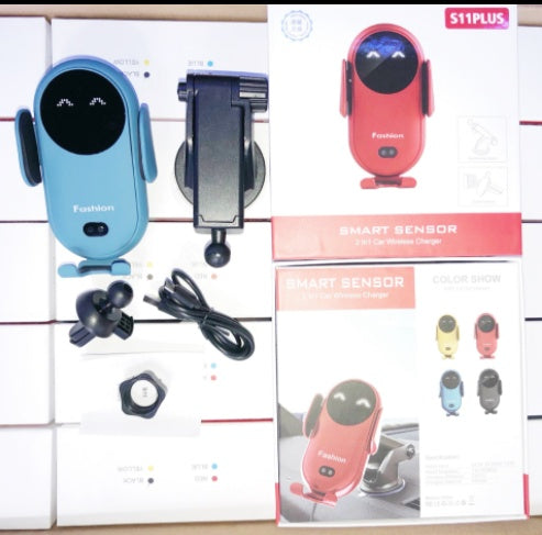 Infrared Induction Car Wireless Charger and Car Phone Holder