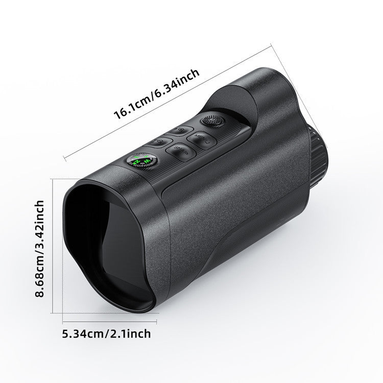 Cross-Border 2-inch Low Light 329 Night Vision Instrument Outdoor HD Digital Telescope Infrared Full Color Single Tube Night Vision Instrument Device
