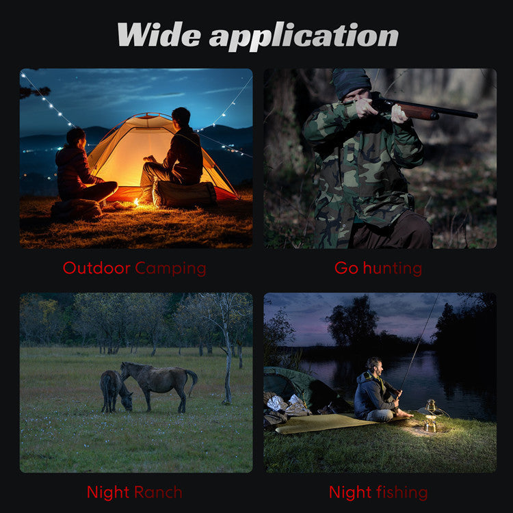 Cross-Border 2-inch Low Light 329 Night Vision Instrument Outdoor HD Digital Telescope Infrared Full Color Single Tube Night Vision Instrument Device